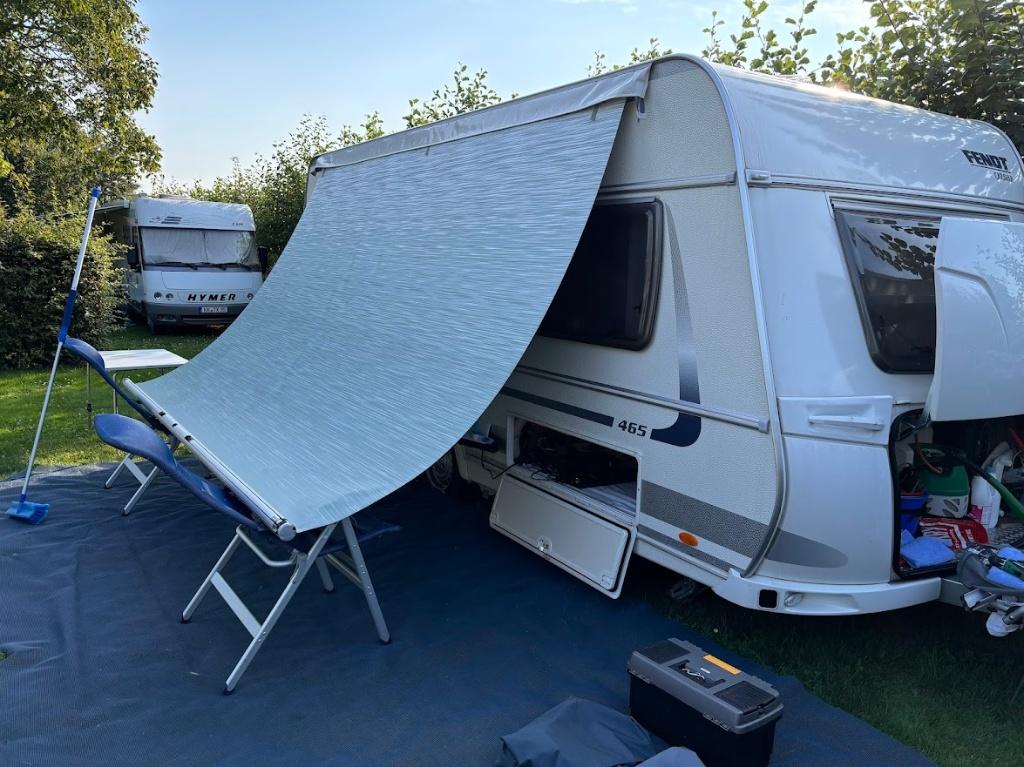 Thule Omnistor 1200 400 Mystic Grey zakluifel, Ophalen, Zo goed als nieuw, PVC, Thule