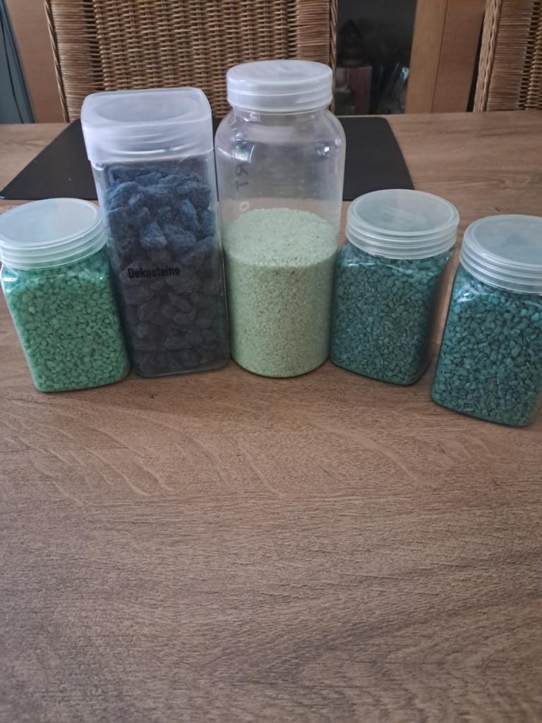 Decoratie steentjes, Ophalen