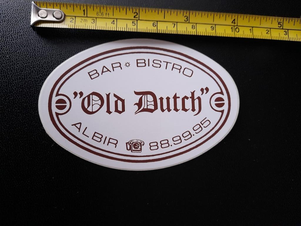 „Old Dutch” Bistro, Albir, Costa Blanca, Spanje, sticker, Verzenden, Zo goed als nieuw, Overige typen