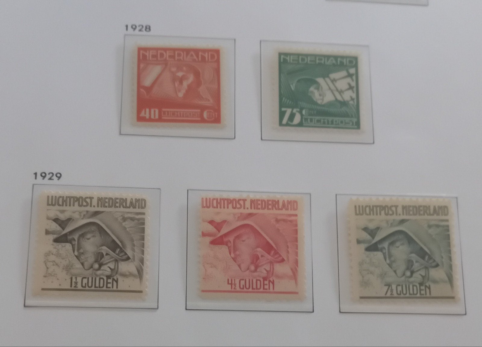 NVPH LP4/LP5 en LP6/LP8 Postfris, Ophalen of Verzenden, T/m 1940, Postfris