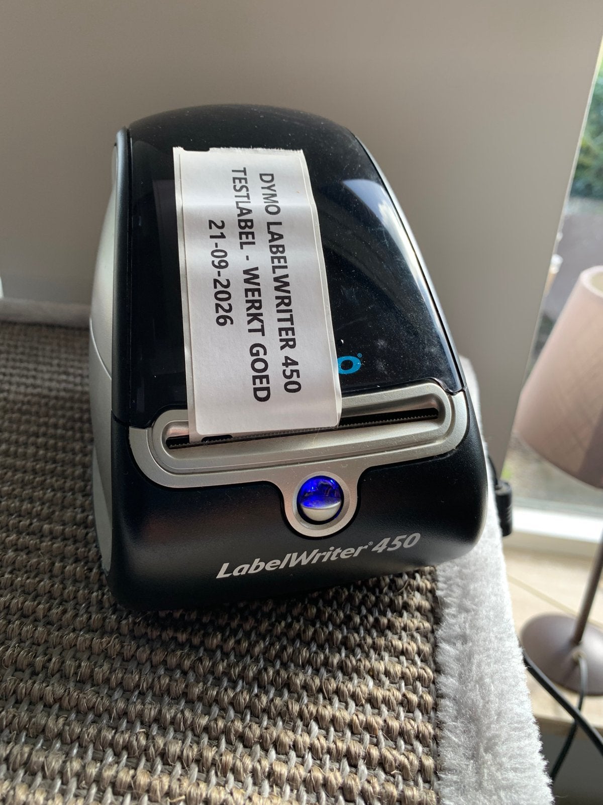 Dymo LabelWriter 450 – compleet + rol labels – goed werkend, Computers en Software, Ophalen of Verzenden, Zo goed als nieuw