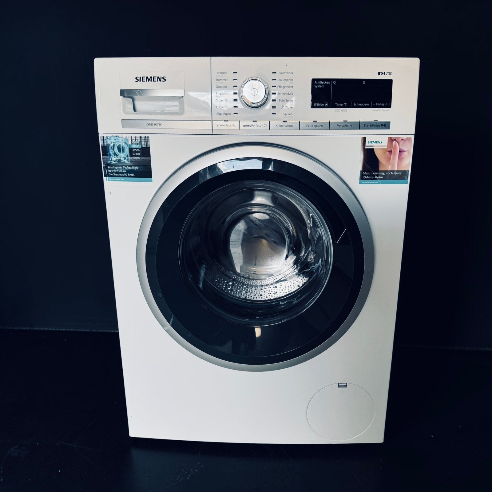 Siemens IQ700 iSensoric 9kg Energiezuinig Nieuwstaat