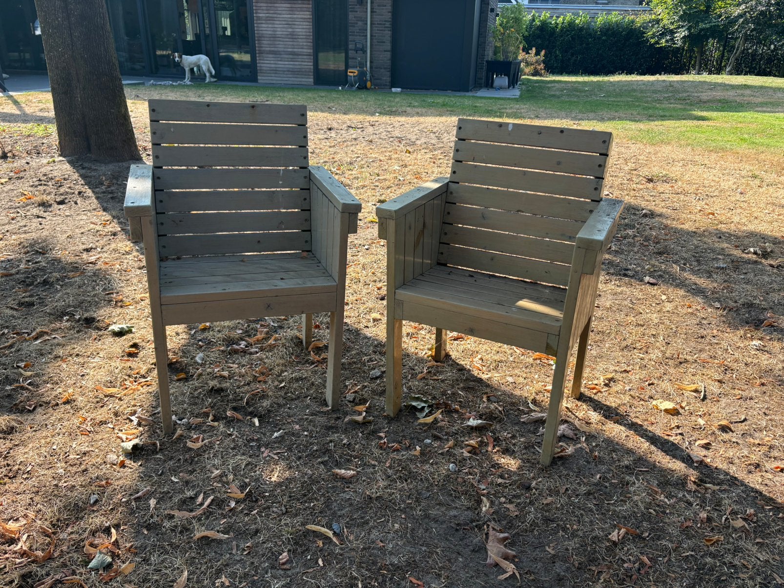 Gratis houten kinderstoeltjes, Dieren en Toebehoren, Ophalen, Gebruikt, Drinken en Voederen