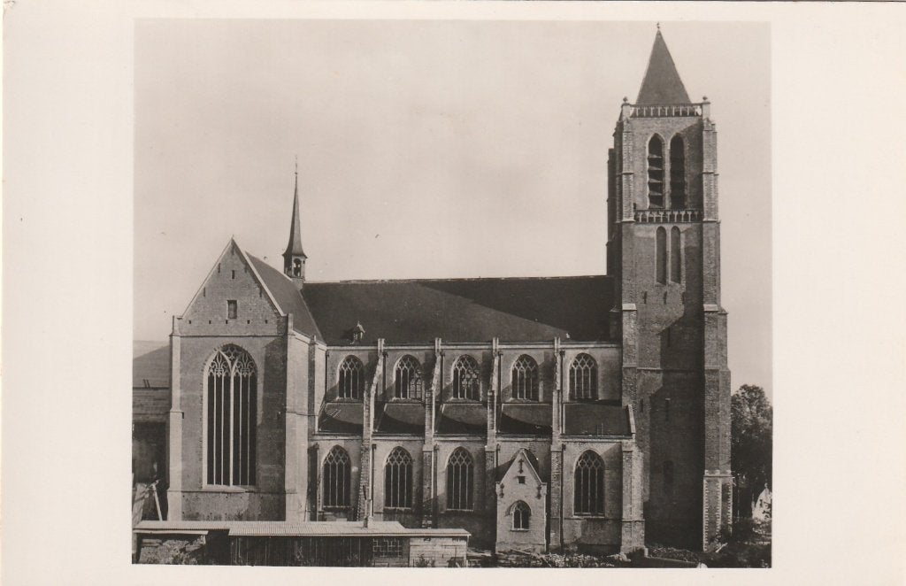 THOLEN Ned. Herv.  kerk, Verzenden, 1940 tot 1960, Gelopen, Zeeland