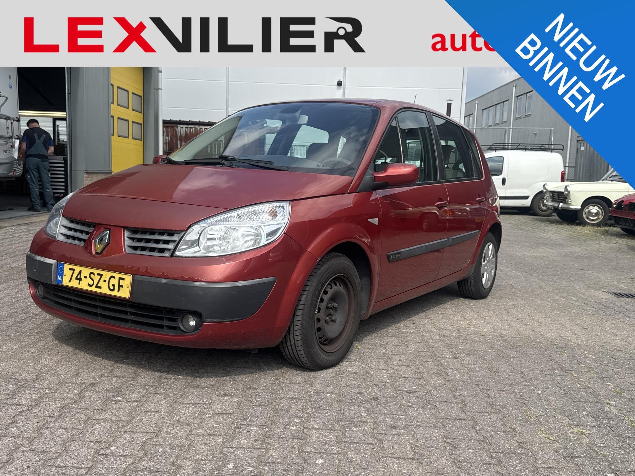 Renault Scénic 1.6-16V Business Line, 1345 kg, Stof, Gebruikt, 4 cilinders