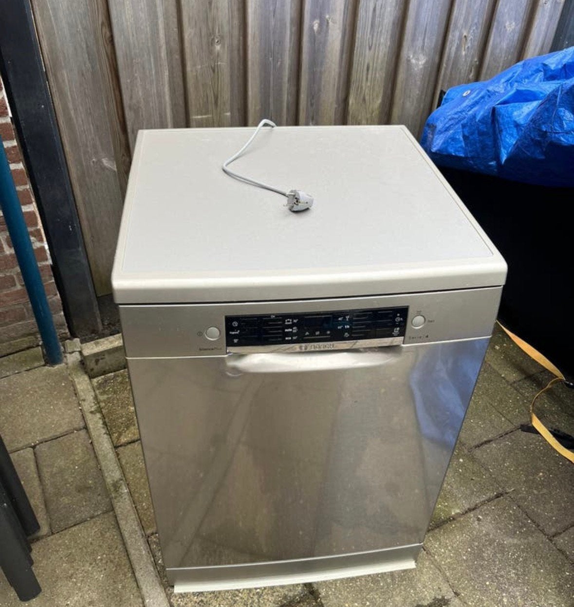 Bosch vaatwasser serie 5 zilver grijs, Witgoed en Apparatuur, Vaatwasmachines, Ophalen, Zo goed als nieuw, Minder dan 85 cm