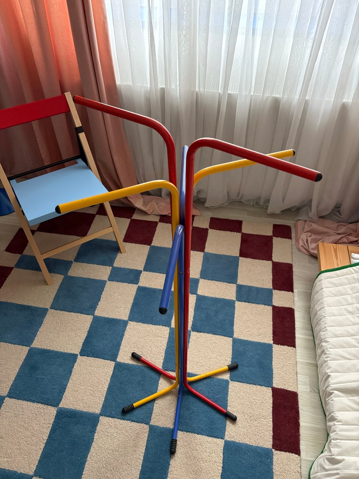 Vintage IKEA PLAGG kapstok, Ophalen, Gebruikt, 100 tot 150 cm, Metaal