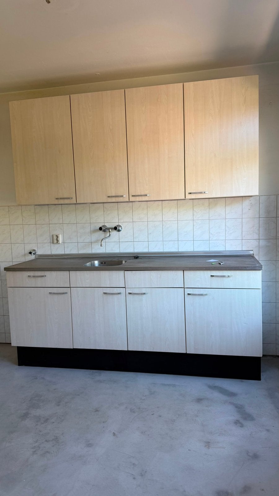 Complete keuken met boven- en onderkasten, Ophalen, Gebruikt, Overige kleuren, Enkelwandige keuken