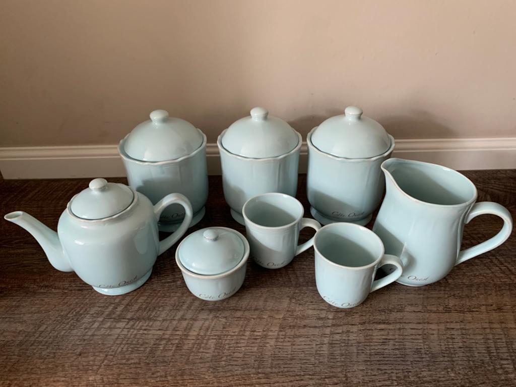 Rivièra Maison servies Cote Quest, lichtblauw, Ophalen