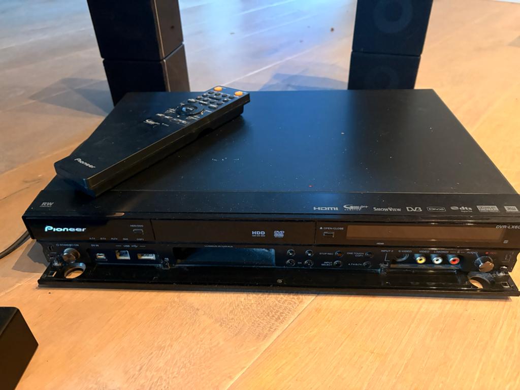 Pioneer DVR-LX60D Home Cinema Set met DVD-speler, Gebruikt, 2.1-systeem, Ophalen of Verzenden, Pioneer