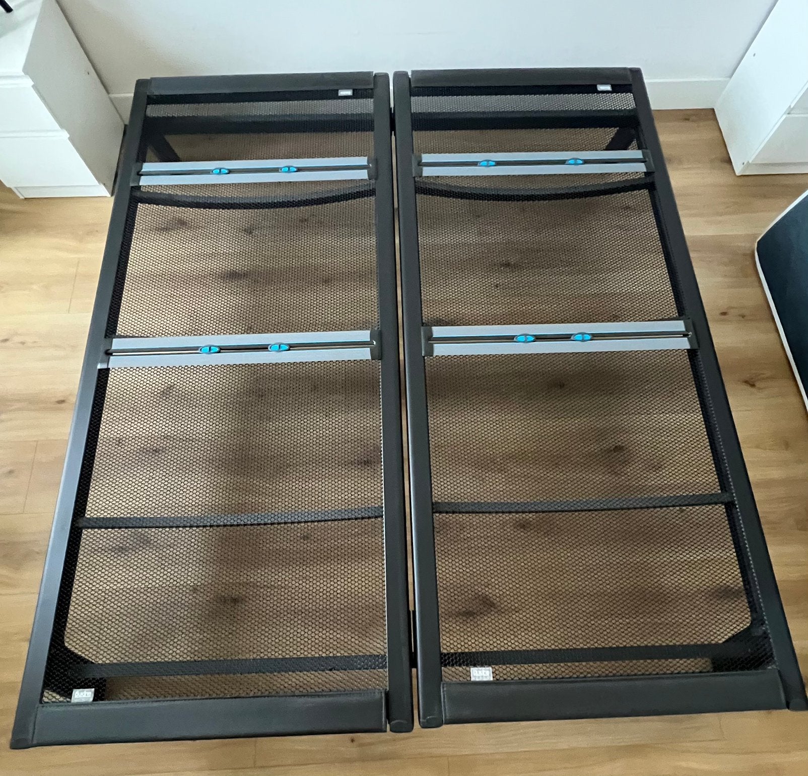 Auping Original bed 200 x 180, Ophalen, Zwart, Tweepersoons, Zo goed als nieuw