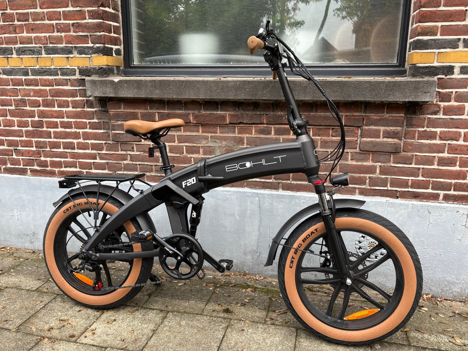 Bohlt F20 elektrische vouwfiets / fatbike - (Bijna) nieuw, Zo goed als nieuw, Minder dan 47 cm, 30 tot 50 km per accu, Ophalen