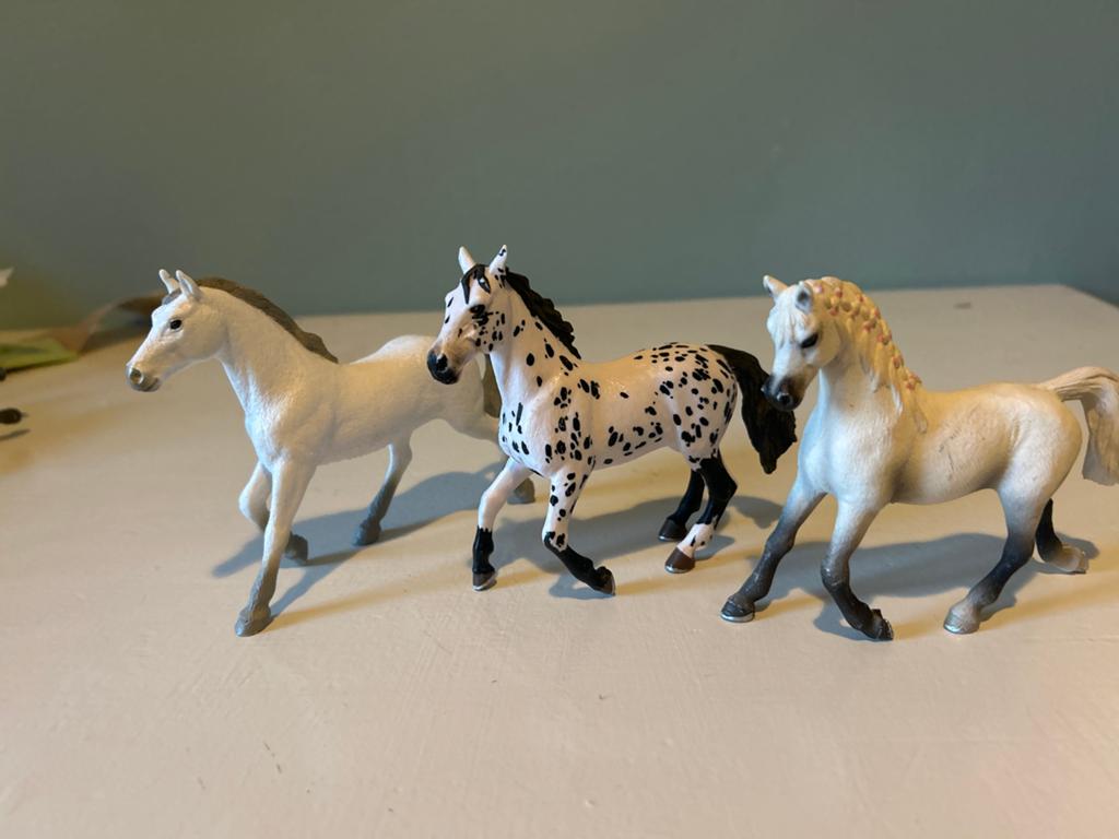 Schleich paarden, Verzamelen, Dierenverzamelingen, Ophalen of Verzenden, Gebruikt, Paard, Beeldje of Figuurtje