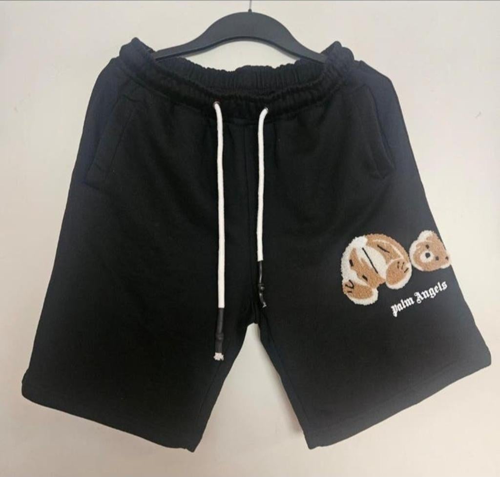 Palm Angels bear shorts maat M, Palm Angels, Zwart, Zo goed als nieuw, Verzenden