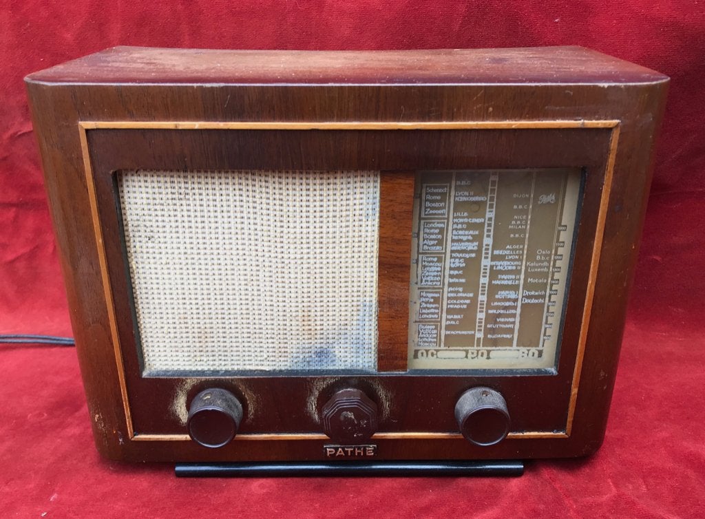 mooi houten radiootje van Pathe modelle 445., Ophalen