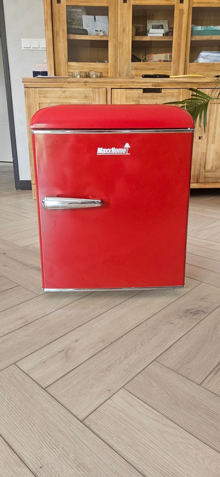 leuk retro koelkastje met vriesvakje 45 ltr, Caravans en Kamperen, Koelboxen, Ophalen, Zo goed als nieuw