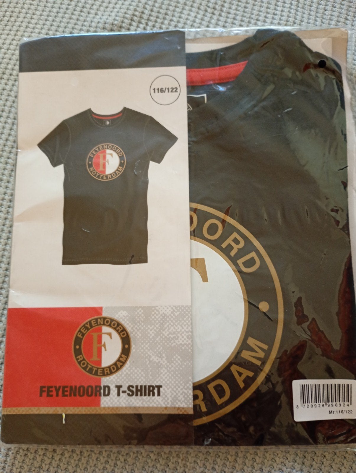 Nieuw t shirt Feyenoord maat 116/122, Ophalen of Verzenden, Nieuw, Meisje, Shirt of Longsleeve