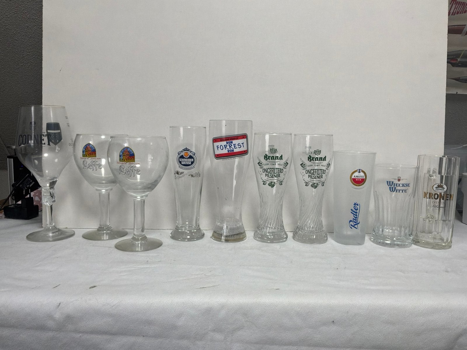 Verzameling bierglazen, Verzamelen, Ophalen of Verzenden, Zo goed als nieuw, Bierglas