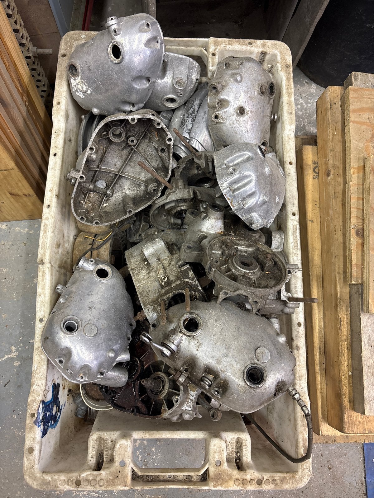 Puch en Tomos oldtimer bromfiets motorblok delen, Ophalen, Gebruikt, Blok