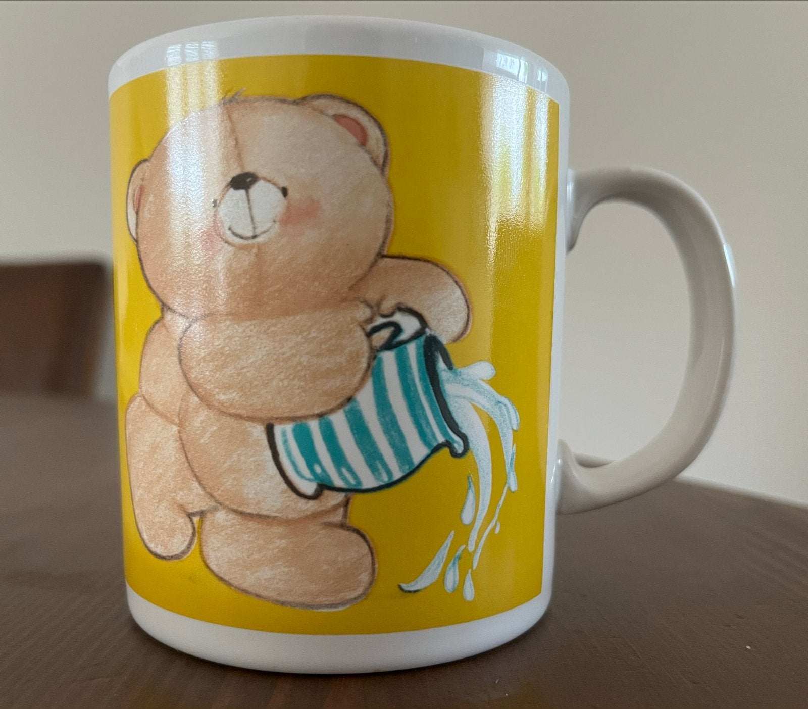 Forever Friends Aquarius Mok - Vintage, Overige typen, Geel, Ophalen of Verzenden, Zo goed als nieuw