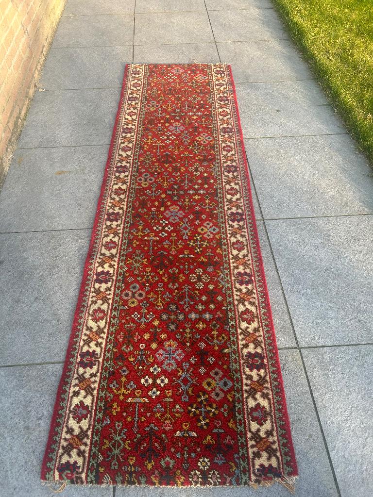 Perzisch tapijt lang, Huis en Inrichting, Stoffering | Tapijten en Kleden, Ophalen, Gebruikt, 200 cm of meer, 50 tot 100 cm