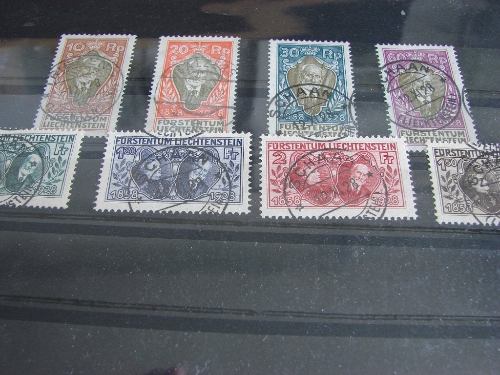 Liechtenstein nr 82--89 gebruikt, Ophalen of Verzenden, Buitenland