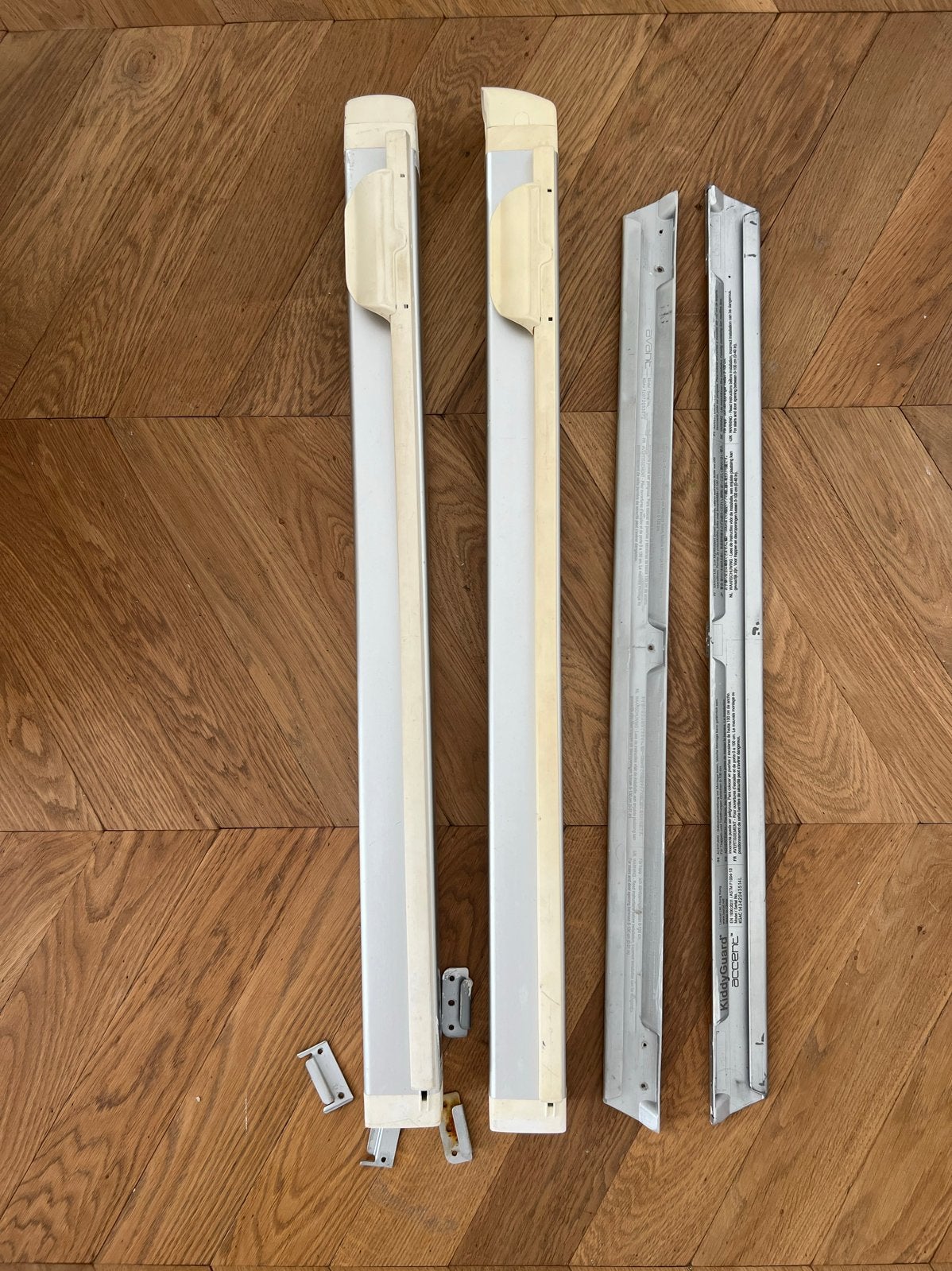 2x Lascal Kiddyguard oprolhekjes, Kinderen en Baby's, Traphekjes, Ophalen, Overige materialen, Gebruikt, Oprolhekje