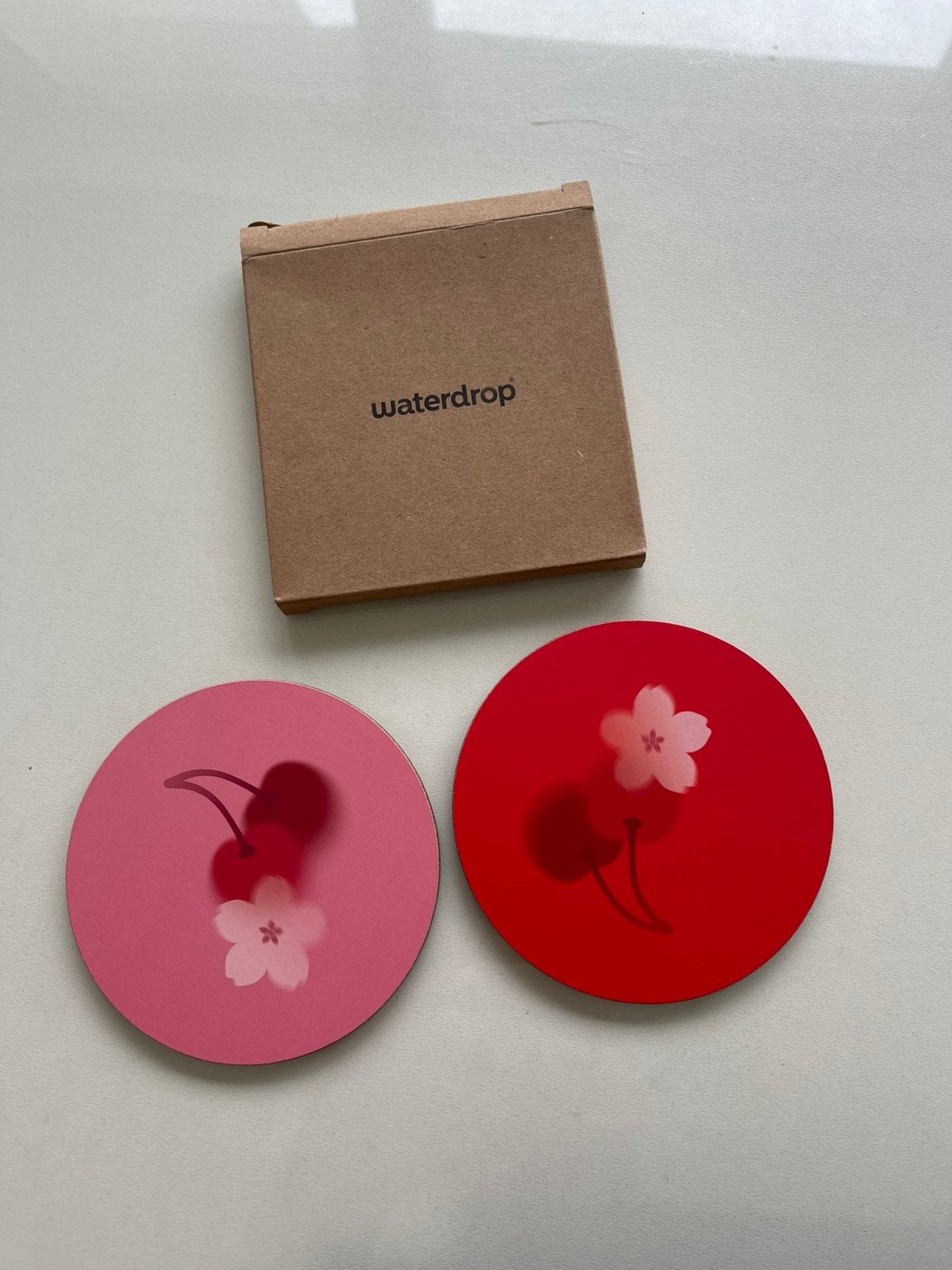 Originele Waterdrop Onderzetters Set (2 stuks), Verzamelen, Ophalen of Verzenden, Zo goed als nieuw, Gebruiksvoorwerp