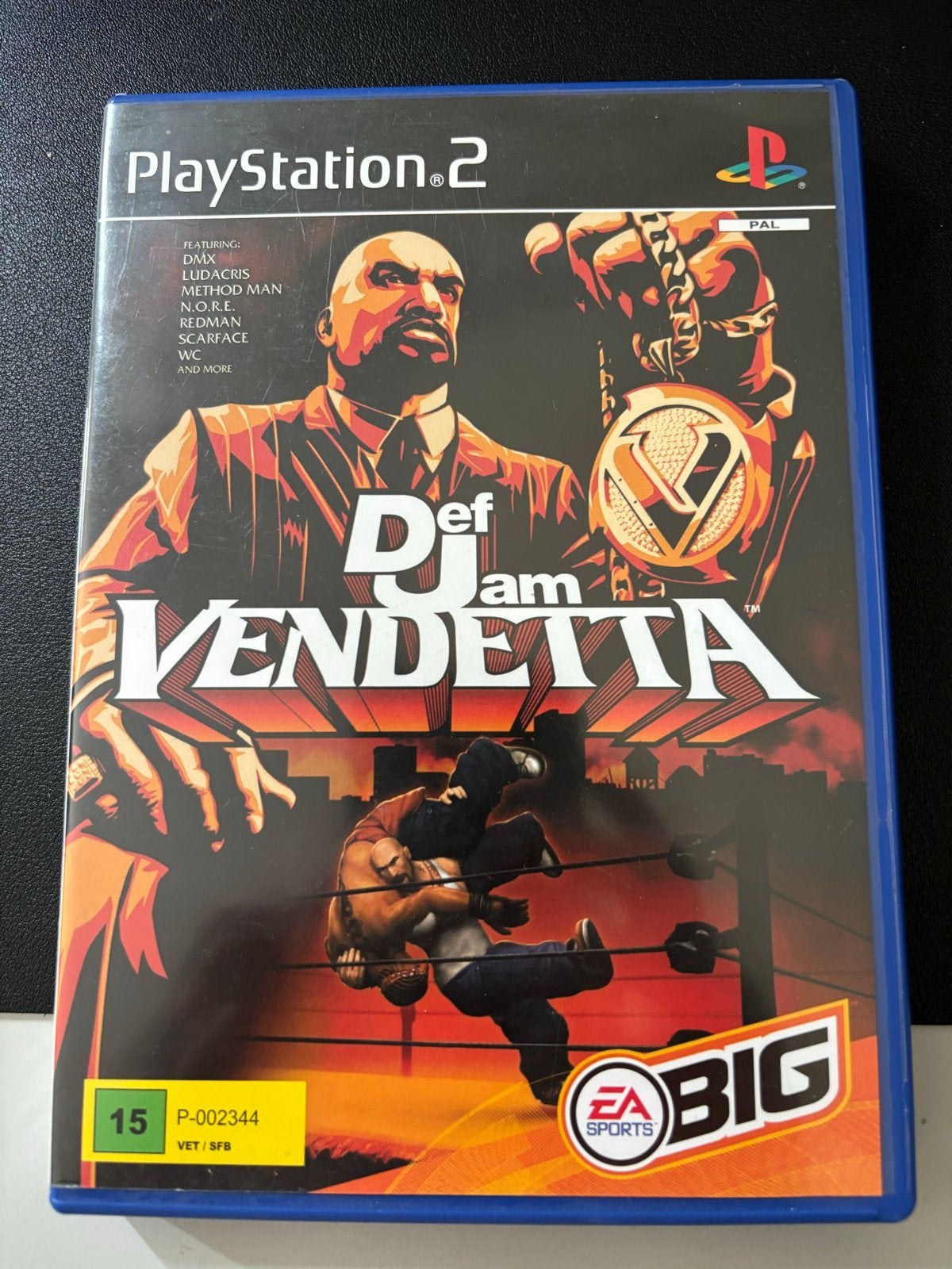 Def Jam Vendetta PS2 - Klassieke Vechtgame, Gebruikt, Vechten, 2 spelers, Eén computer