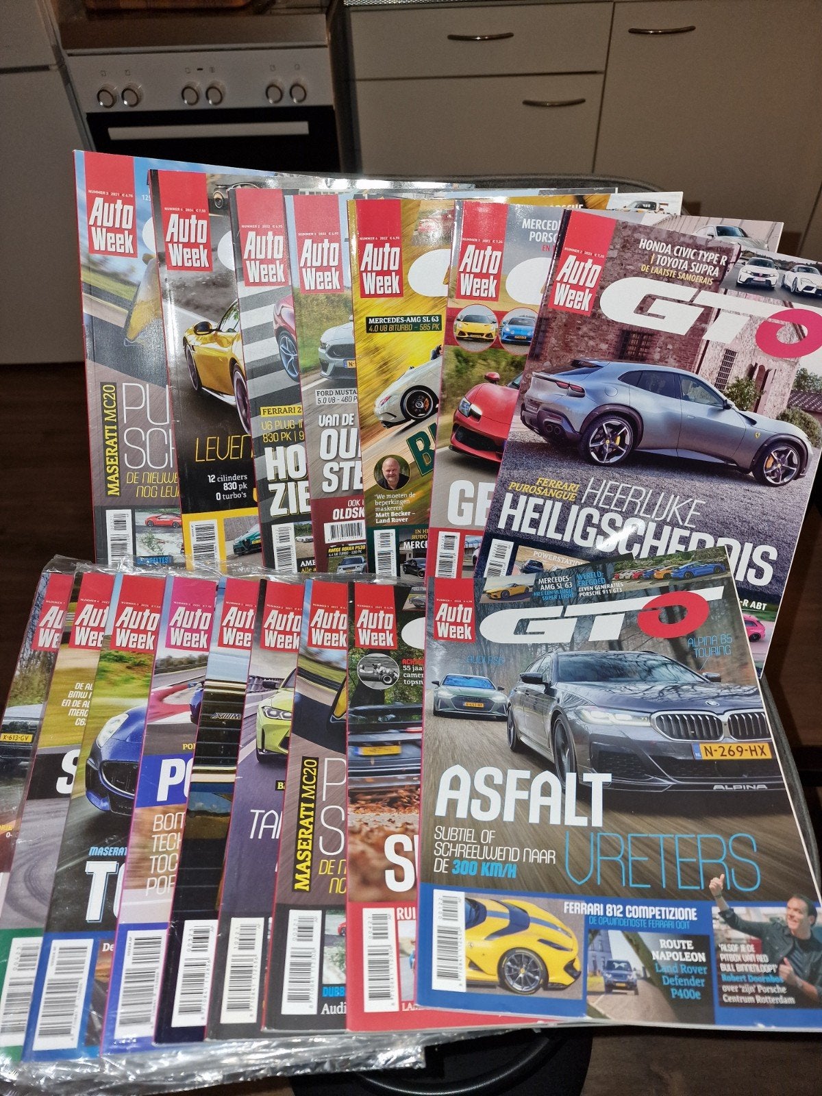 Autoweek GTO, Formule 1 tijdschrift en Olav Mol boek, Ophalen of Verzenden, Zo goed als nieuw, Autoweek, Algemeen