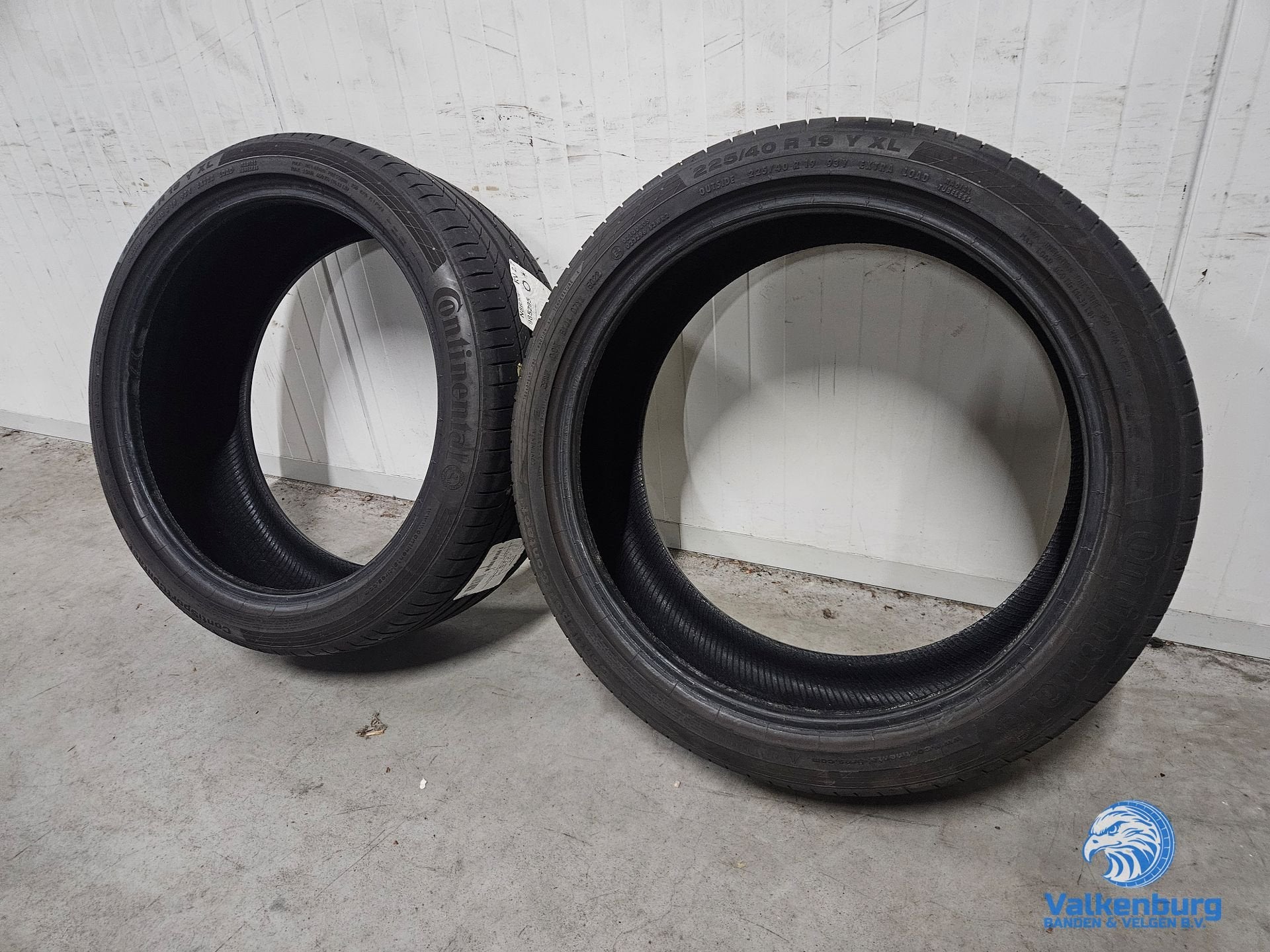6-7mm! Zomerbanden 225/40R19 Continental ContiSportContact 5, Auto-onderdelen, Banden en Velgen, 19 inch, Gebruikt, -, -