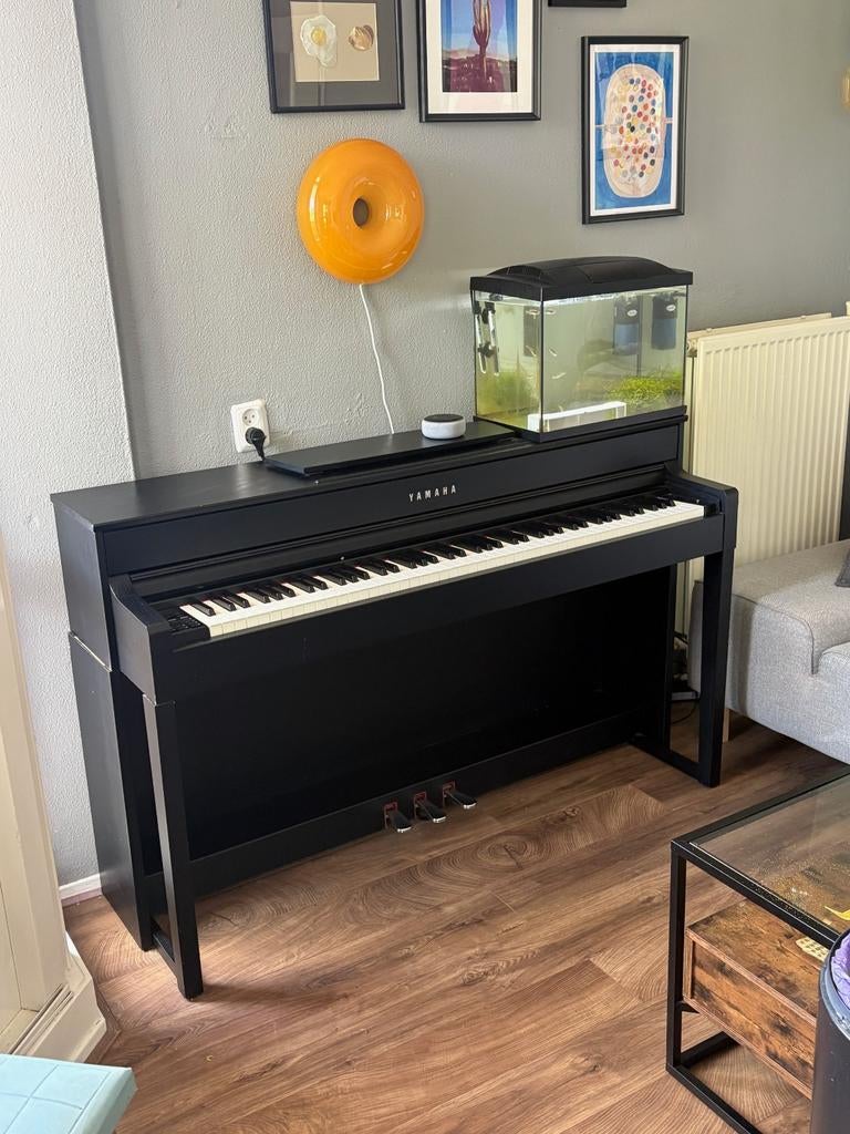 Yamaha clavinova clp 535 digital piano, Muziek en Instrumenten, Piano's, Ophalen, Gebruikt, Zwart