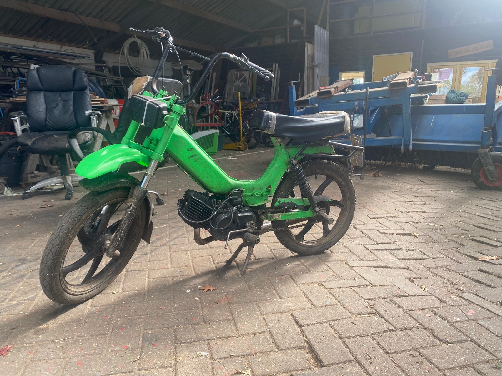 Tomos luxe 2010 groen, Ophalen, Gebruikt, Standard, Maximaal 25 km/u