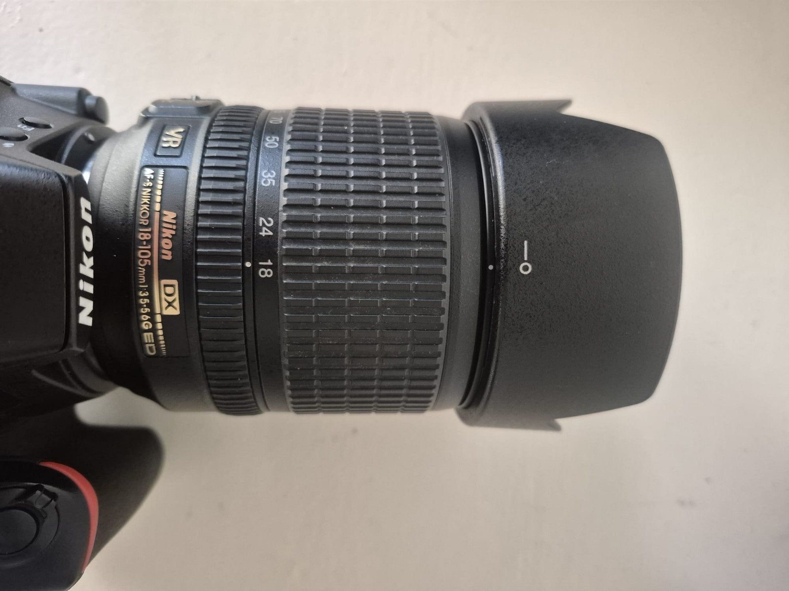 Nikon DX AF-S NIKKOR 18-105mm 1:3.5-5.6G ED VR lens, Ophalen of Verzenden, Gebruikt, Standaardlens, Zoom