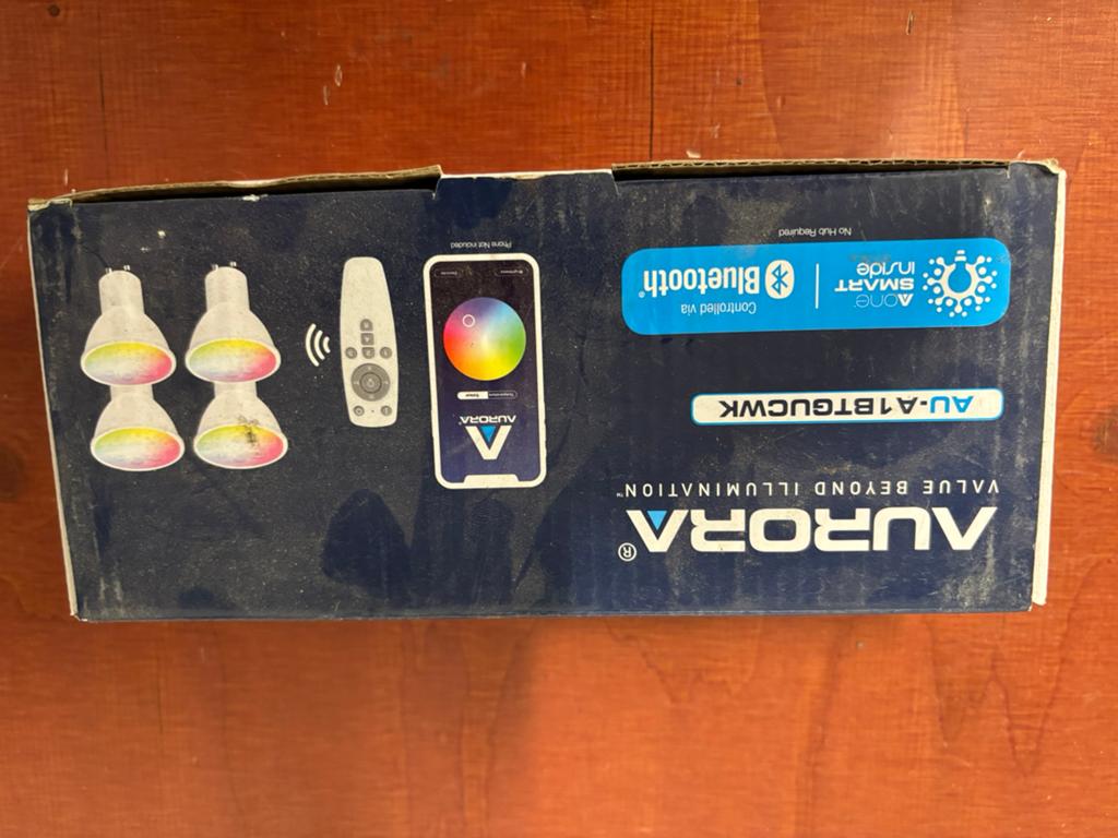 4 ledlampjes Aurora, Huis en Inrichting, Lampen | Losse lampen, Led-lamp, Minder dan 30 watt, Nieuw, Overige fittingen