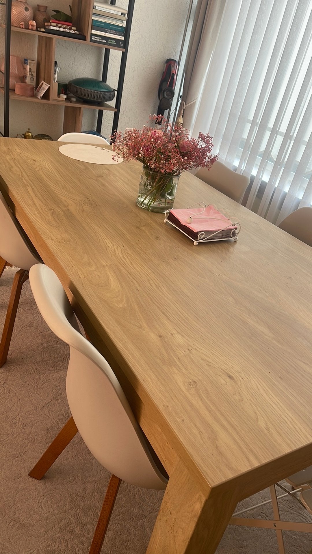Eettafel 180x90x75 cm - Zo goed als nieuw, Huis en Inrichting, Tafels | Eettafels, Ophalen of Verzenden, Zo goed als nieuw, 150 tot 200 cm