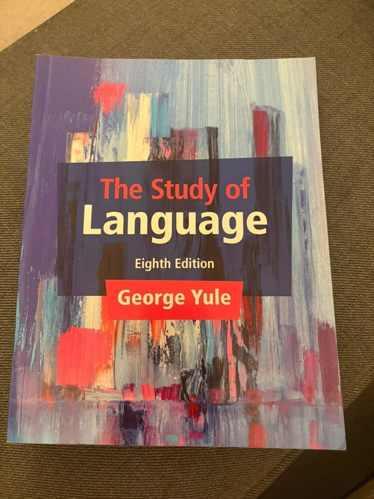 The Study of Language – George Yule (8th Edition), Boeken, George Yule, Zo goed als nieuw, Alpha, HBO
