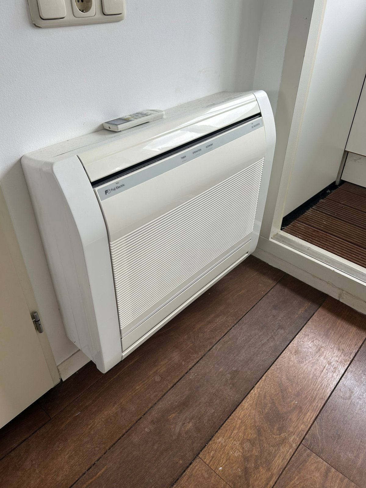 Fuji Electric DC Inverter Wandairco + Aqua DX Inverter, Ophalen, Gebruikt, Minder dan 60 m³, 3 snelheden of meer