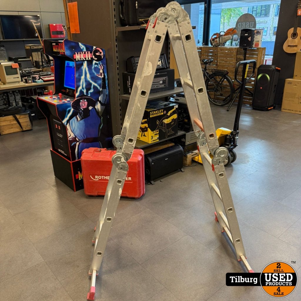 Altrex Varitrex Plus vouwladder 4x3 treden | Met garantie, Doe-het-zelf en Verbouw, Ladders en Trappen, Makita, Gebruikt, Support@makita.com