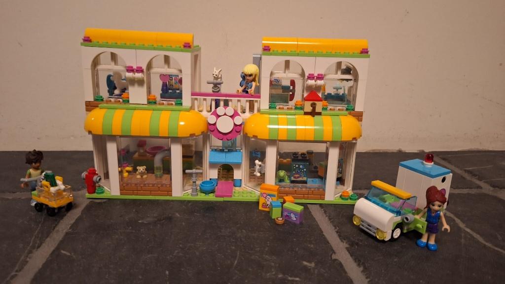 Lego Friends 41345 Dierenwinkel en dierenarts, Ophalen, Lego, Friends, Complete set
