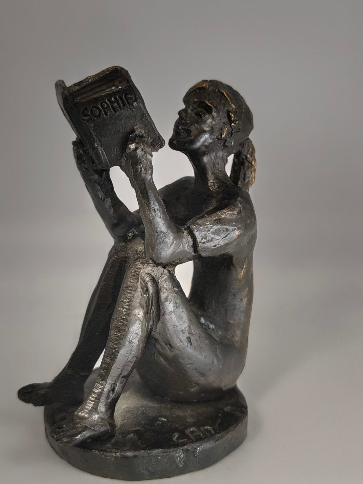 Corry Ammerlaan van Niekerk - Bronzen beeldje 'Sophie', Ophalen of Verzenden, Brons