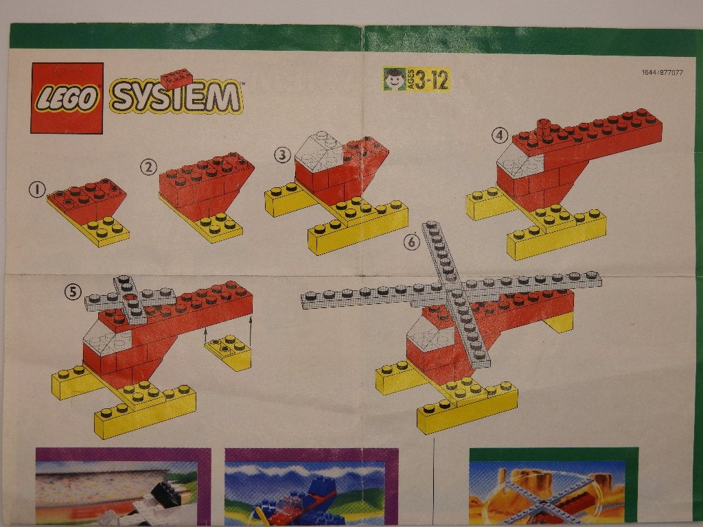 Lego 1644 Vintage Wind Whirler polybag, Gebruikt, Overige thema's, Lego, Compleet