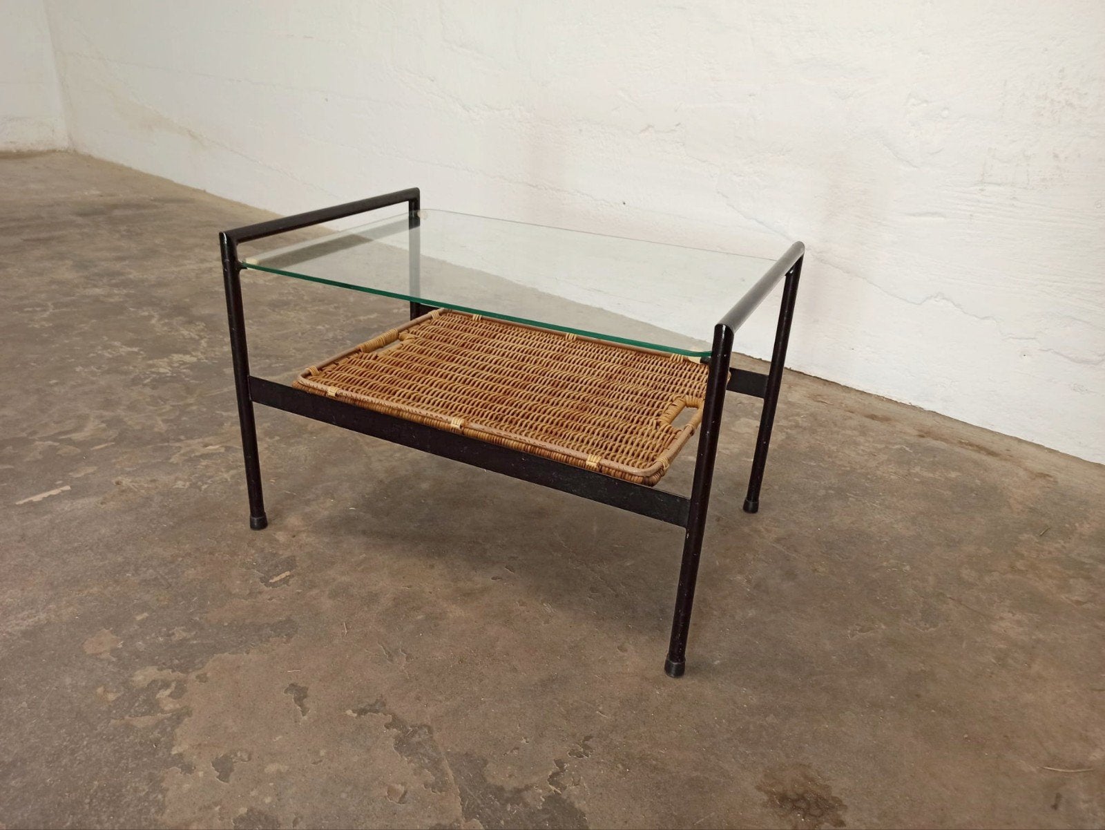 vintage Johan de Boer salontafel bijzettafel, Ophalen, Tweedehands, Tweedehands, Tweedehands