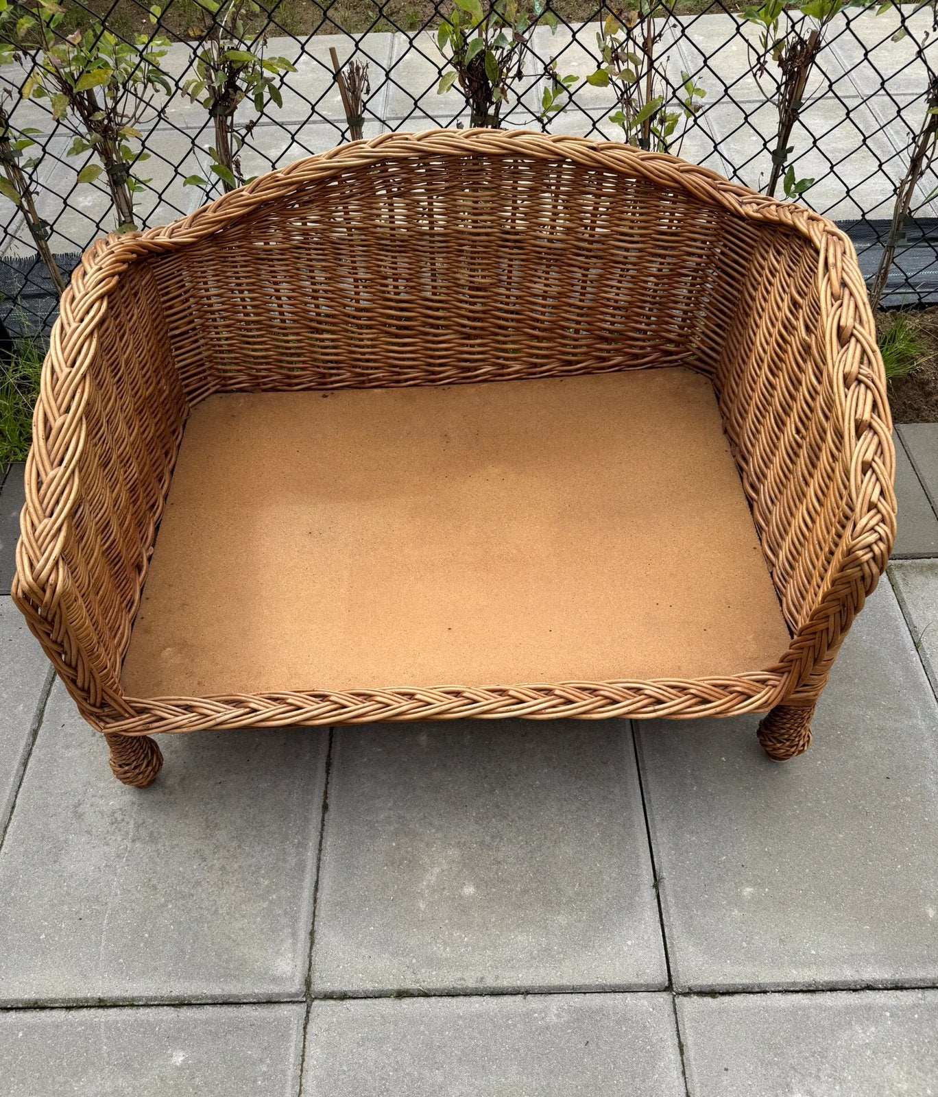 Hondenmand 80 x 60, Ophalen, Gebruikt, Riet