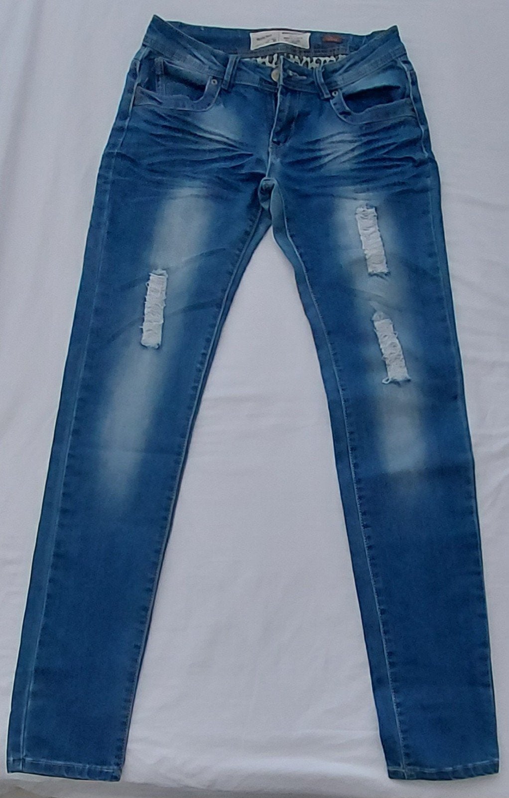 Monday denim jeans maat 38, low waist, Kleding | Dames, Spijkerbroeken en Jeans, Monday denim, Blauw, Ophalen of Verzenden, W30 - W32 (confectie 38/40)