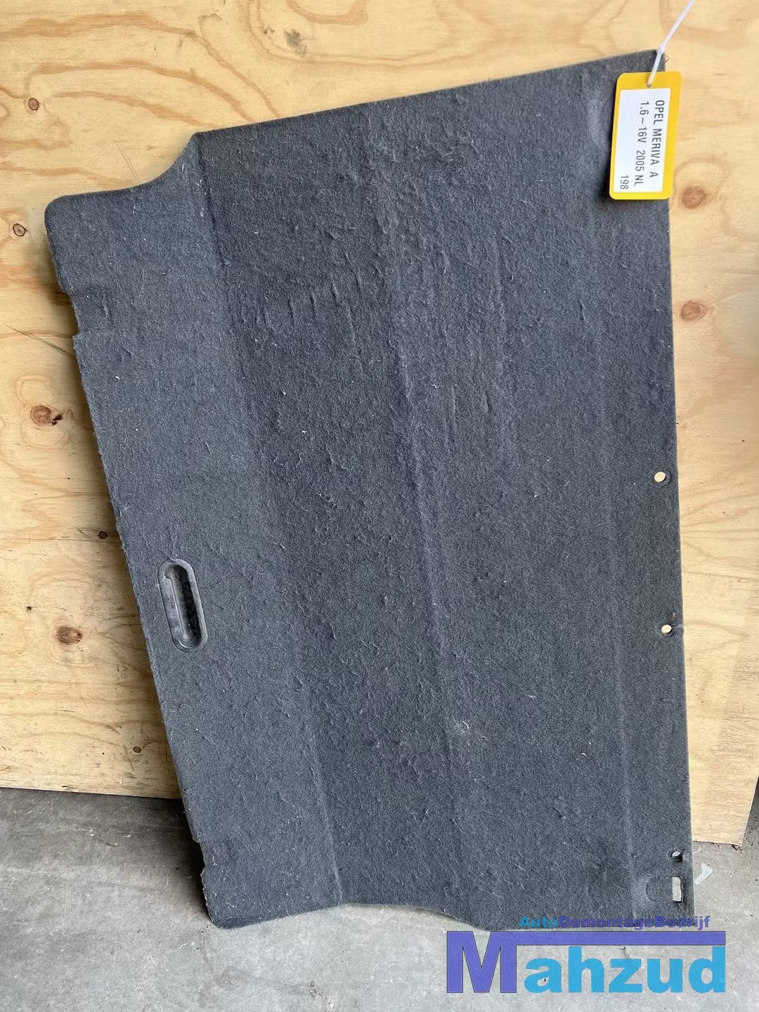 OPEL MERIVA A 1.6 kofferbak mat vloer 2003-2010, Gebruikt, Opel Automobile GmbH, Ophalen of Verzenden, Kontakt@opel-infoservice.de