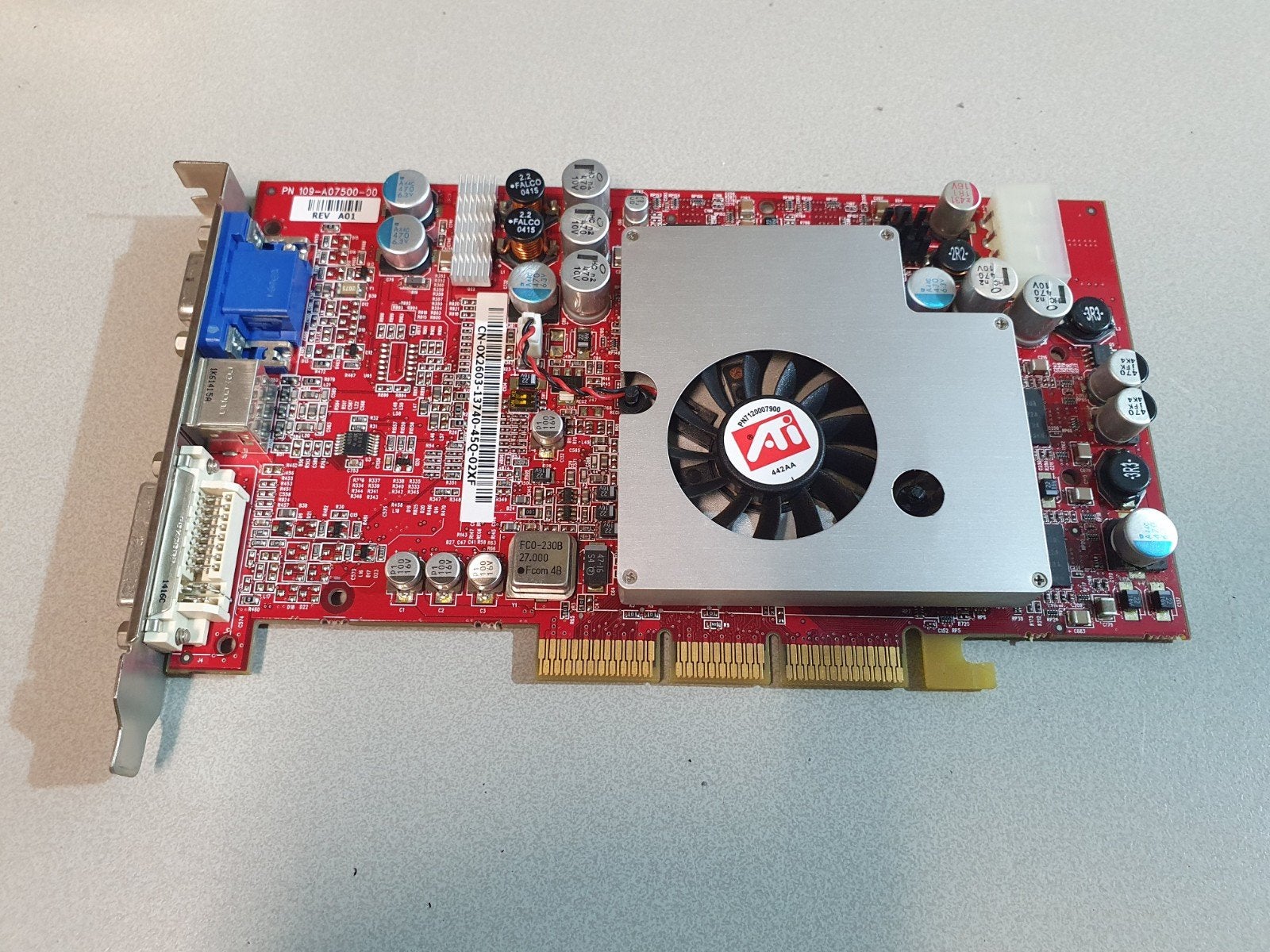 Dell ATI Radeon 9800 Pro 128MB AGP - Retro GPU (Zie omschr), AMD, ., Ophalen of Verzenden, .