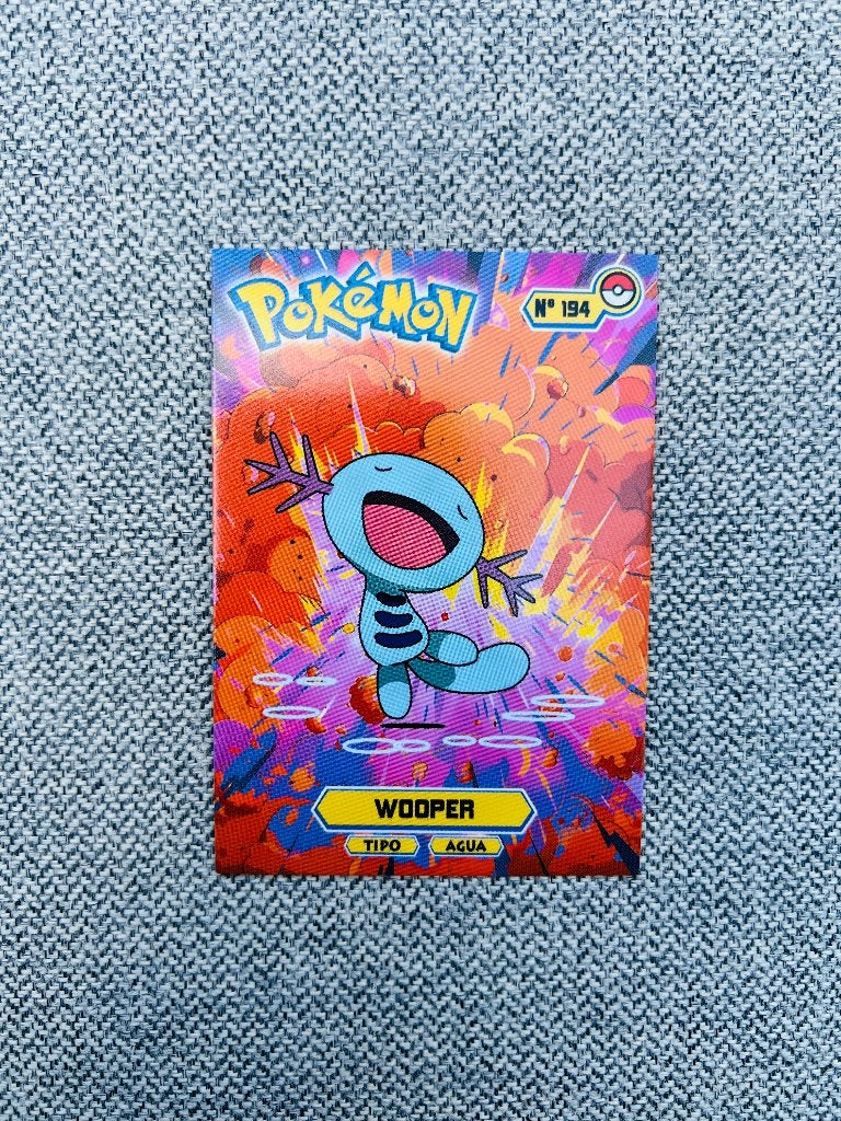 Wooper Johto Card Top Collection Promo Pokemon, Verzenden, Zo goed als nieuw, Losse kaart, Foil