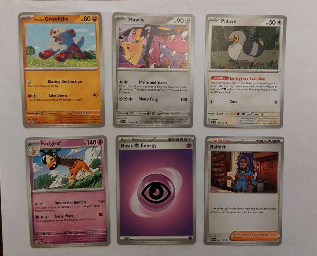 6 nieuw pokemon verzamelkaarten, Ophalen of Verzenden, Nieuw