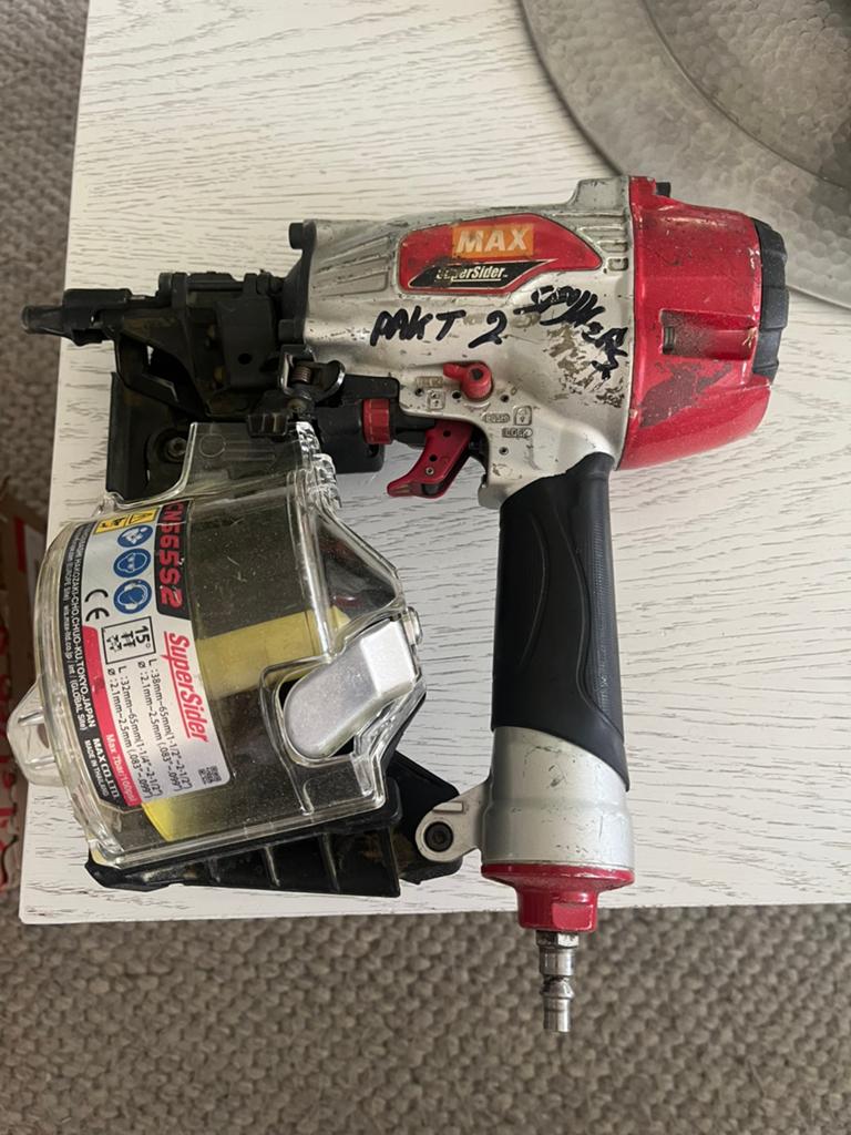 MAX SuperSider CM565S2 Rolnagel tacker, Ophalen, Gebruikt